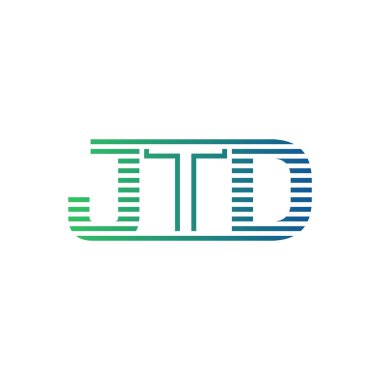 Modern JTD Logo Tasarımı. İş Kimliği için JTD Minimalist, Profesyonel ve Çok Yönlü Markalaştırma Simgesi
