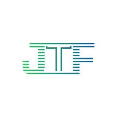 Modern JTF Logo Tasarımı. İş Kimliği için JTF Minimalist, Profesyonel ve Çok Yönlü Markalaştırma Simgesi