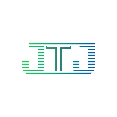 Modern JTJ Logo Tasarımı. İş Kimliği için JTJ Minimalist, Profesyonel ve Çok Yönlü Markalaştırma Simgesi