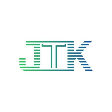 Modern JTK Logo Tasarımı. İş Kimliği için JTK Minimalist, Profesyonel ve Çok Yönlü Markalaştırma Simgesi