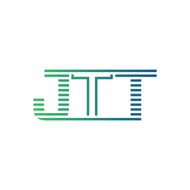 Modern JTT Logo Tasarımı. İş Kimliği için JTT Minimalist, Profesyonel ve Çok Yönlü Markalaştırma Simgesi