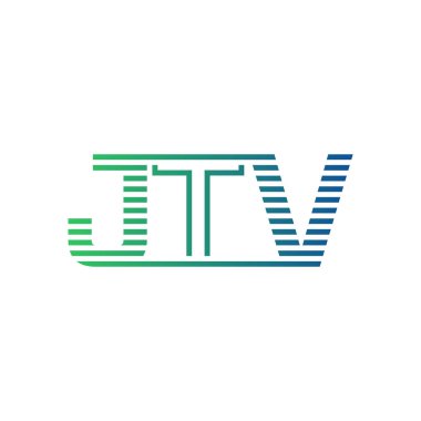Modern JTV Logo Tasarımı. İş Kimliği için JTV Minimalist, Profesyonel ve Çok Yönlü Markalaştırma Simgesi
