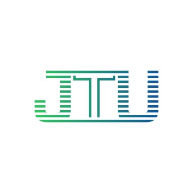 Modern JTU Logo Tasarımı. JTU Minimalist, Profesyonel ve Çok Yönlü İşletme Kimliği Simgesi