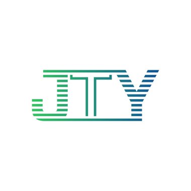 Modern JTY Logo Tasarımı. İş Kimliği için JTY Minimalist, Profesyonel ve Çok Yönlü Markalaştırma Simgesi