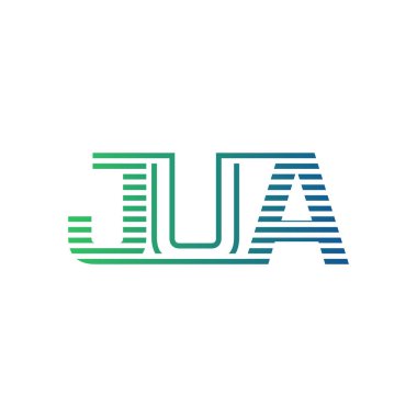 Modern JUA Logo Tasarımı. İş Kimliği için JUA Minimalist, Profesyonel ve Çok Yönlü Markalaştırma Simgesi