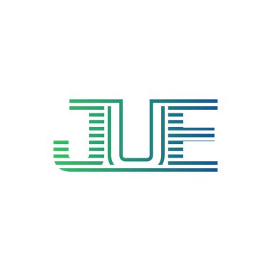 Modern JUE Logo Tasarımı. JUE Minimalist, Profesyonel ve Çok Yönlü İşletme Kimliği Simgesi
