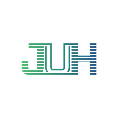 Modern JUH Logo Tasarımı. İş Kimliği için JUH Minimalist, Profesyonel ve Çok Yönlü Markalaştırma Simgesi