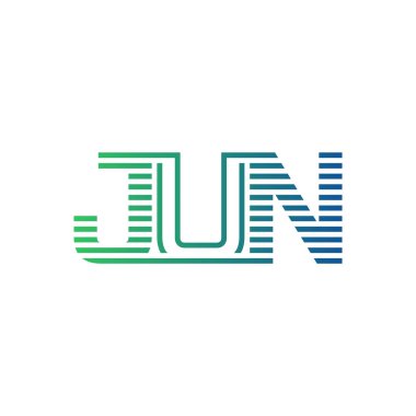 Modern JUN Logo Tasarımı. JUN Minimalist, Profesyonel ve Çok Yönlü İşletme Kimliği Simgesi