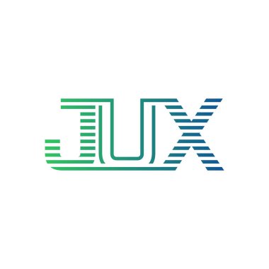 Modern JUX Logo Tasarımı. İş Kimliği için JUX Minimalist, Profesyonel ve Çok Yönlü Markalaştırma Simgesi