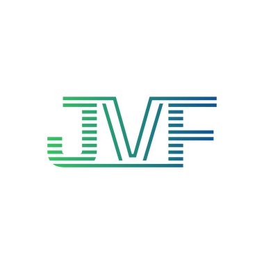 Modern JVF Logo Tasarımı. İş Kimliği için JVF Minimalist, Profesyonel ve Çok Yönlü Markalaştırma Simgesi