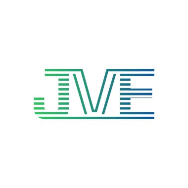 Modern JVE Logo Tasarımı. İş Kimliği için JVE Minimalist, Profesyonel ve Çok Yönlü Markalaştırma Simgesi