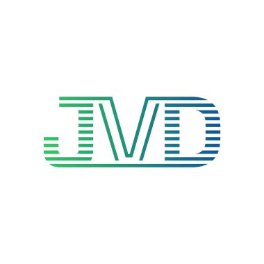 Modern JVD Logo Tasarımı. İş Kimliği için JVD Minimalist, Profesyonel ve Çok Yönlü Markalaştırma Simgesi