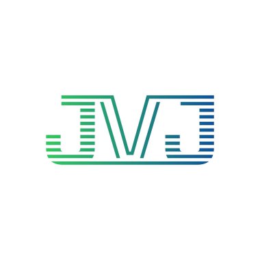 Modern JVJ Logo Tasarımı. İş Kimliği için JVJ Minimalist, Profesyonel ve Çok Yönlü Markalaştırma Simgesi