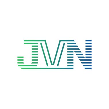 Modern JVN Logo Tasarımı. İş Kimliği için JVN Minimalist, Profesyonel ve Çok Yönlü Markalaştırma Simgesi