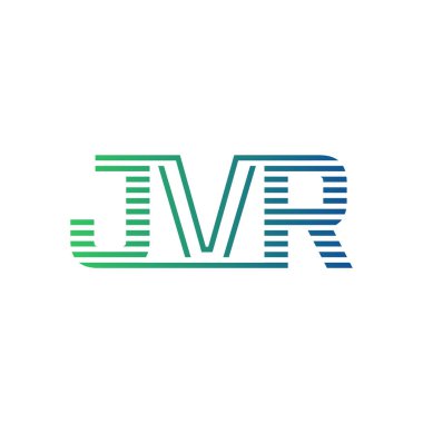 Modern JVR Logo Tasarımı. İş Kimliği için JVR Minimalist, Profesyonel ve Çok Yönlü Markalaştırma Simgesi
