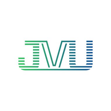 Modern JVU Logo Tasarımı. JVU Minimalist, Profesyonel ve İş Kimliği için Çok Yönlü Markalaştırma Simgesi