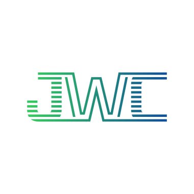 Modern JWC Logo Tasarımı. İş Kimliği için JWC Minimalist, Profesyonel ve Çok Yönlü Markalaştırma Simgesi