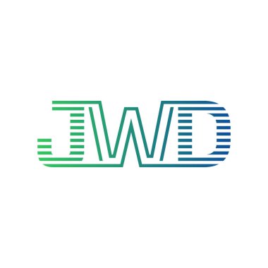 Modern JWD Logo Tasarımı. İş Kimliği için JWD Minimalist, Profesyonel ve Çok Yönlü Markalaştırma Simgesi