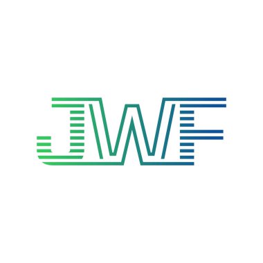 Modern JWF Logo Tasarımı. İş Kimliği için JWF Minimalist, Profesyonel ve Çok Yönlü Markalaştırma Simgesi