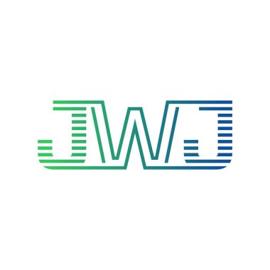 Modern JWJ Logo Tasarımı. İş Kimliği için JWJ Minimalist, Profesyonel ve Çok Yönlü Markalaştırma Simgesi