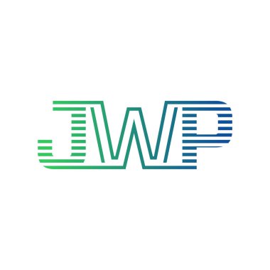 Modern JWP Logo Tasarımı. JWP Minimalist, Profesyonel ve Çok Yönlü İşletme Kimliği Simgesi