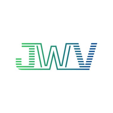 Modern JWV Logo Tasarımı. İş Kimliği için JWV Minimalist, Profesyonel ve Çok Yönlü Markalaştırma Simgesi