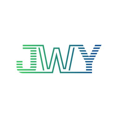 Modern JWY Logo Tasarımı. İş Kimliği için JWY Minimalist, Profesyonel ve Çok Yönlü Markalaştırma Simgesi