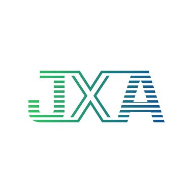 Modern JXA Logo Tasarımı. Harf JXA İş Kimliği Minimalist, Profesyonel ve Çok Yönlü Markalaştırma Simgesi