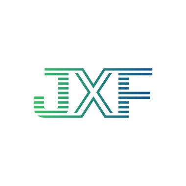 Modern JXF Logo Tasarımı. İş Kimliği için JXF Minimalist, Profesyonel ve Çok Yönlü Markalaştırma Simgesi