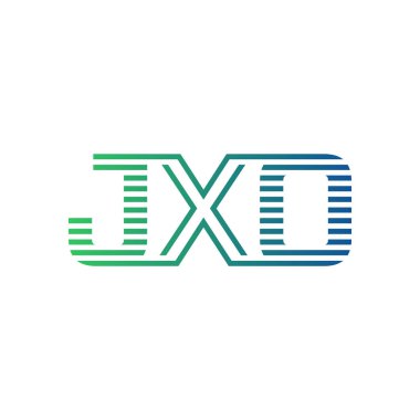 Modern JXO Logo Tasarımı. Harf JXO İş Kimliği Minimalist, Profesyonel ve Çok Yönlü Markalaştırma Simgesi