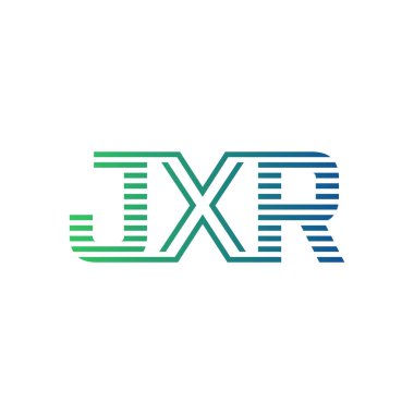 Modern JXR Logo Tasarımı. Harf JXR İş Kimliği Minimalist, Profesyonel ve Çok Yönlü Markalaştırma Simgesi