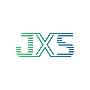 Modern JXS Logo Tasarımı. İş Kimliği için JXS Minimalist, Profesyonel ve Çok Yönlü Markalaştırma Simgesi