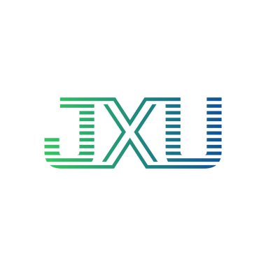 Modern JXU Logo Tasarımı. JXU Minimalist, Profesyonel ve Çok Yönlü İşletme Kimliği Simgesi