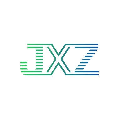 Modern JXZ Logo Tasarımı. İş Kimliği için JXZ Minimalist, Profesyonel ve Çok Yönlü Markalaştırma Simgesi