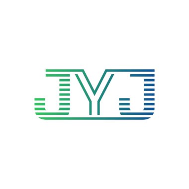 Modern JYJ Logo Tasarımı. İş Kimliği için JYJ Minimalist, Profesyonel ve Çok Yönlü Markalaştırma Simgesi