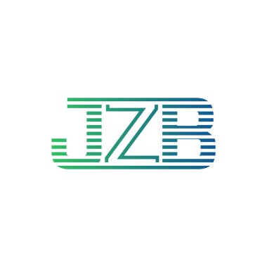 Modern JZB Logo Tasarımı. İş Kimliği için JZB Minimalist, Profesyonel ve Çok Yönlü Markalaştırma Simgesi