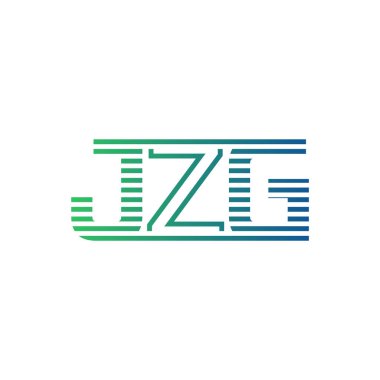 Modern JZG Logo Tasarımı. İş Kimliği için JZG Minimalist, Profesyonel ve Çok Yönlü Markalaştırma Simgesi