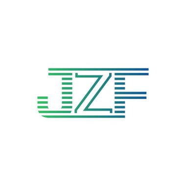 Modern JZF Logo Tasarımı. İş Kimliği için JZF Minimalist, Profesyonel ve Çok Yönlü Markalaştırma Simgesi