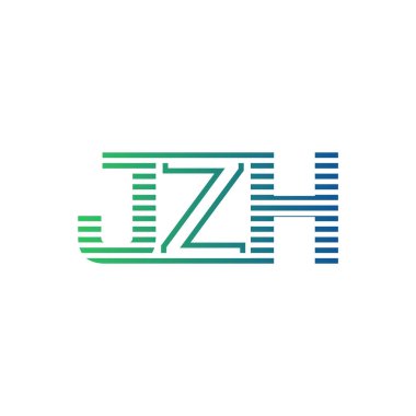 Modern JZH Logo Tasarımı. İş Kimliği için JZH Minimalist, Profesyonel ve Çok Yönlü Markalaştırma Simgesi