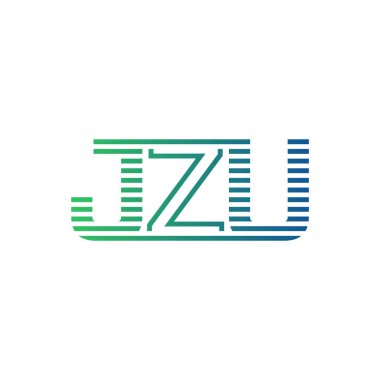 Modern JZU Logo Tasarımı. JZU Minimalist, Profesyonel ve Çok Yönlü İşletme Kimliği Simgesi
