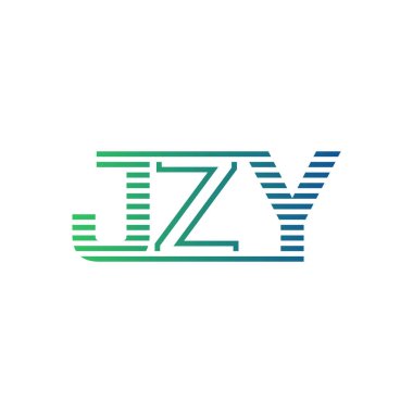 Modern JZY Logo Tasarımı. İş Kimliği için JZY Minimalist, Profesyonel ve Çok Yönlü Markalaştırma Simgesi