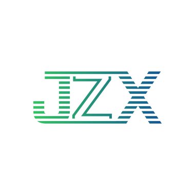 Modern JZX Logo Tasarımı. İş Kimliği için JZX Minimalist, Profesyonel ve Çok Yönlü Markalaştırma Simgesi