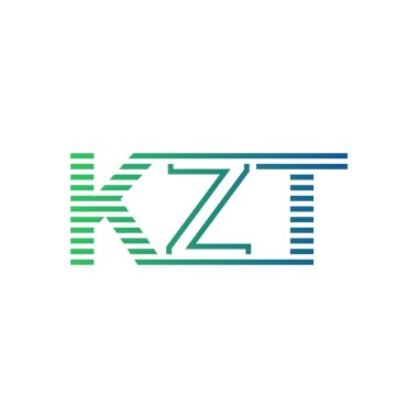 Modern KZT Logo Tasarımı. KZT 'nin Minimalist, Profesyonel ve Çok Yönlü İşletme Kimliği Simgesi