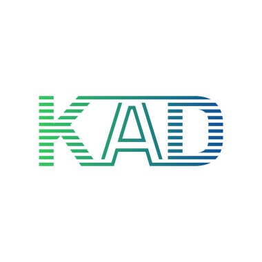 Modern KAD Logo Tasarımı. KAD Minimalist, Profesyonel ve İş Kimliği için Çok Yönlü Markalaştırma Simgesi