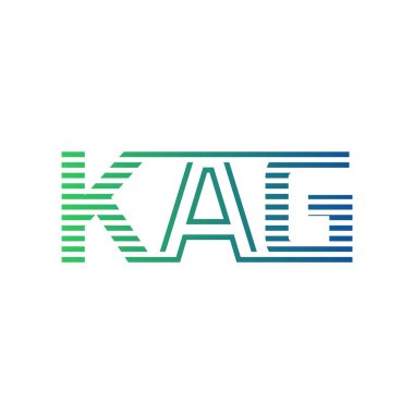 Modern KAG Logo Tasarımı. KAG Minimalist, Profesyonel ve İş Kimliği için Çok Yönlü Markalaştırma Simgesi
