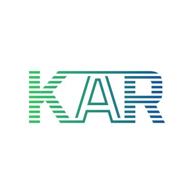 Modern KAR Logo Tasarımı. Harf KAR İş Kimliği Minimalist, Profesyonel ve Çok Yönlü Markalaştırma Simgesi