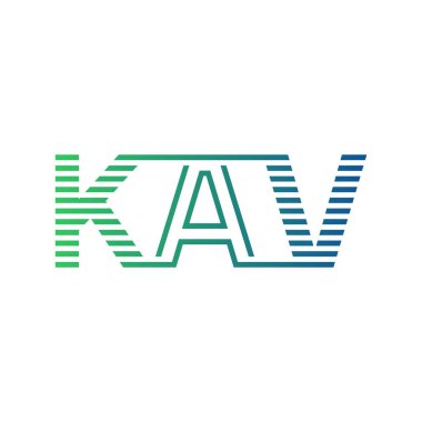 Modern KAV Logo Tasarımı. KAV Minimalist, Profesyonel ve İş Kimliği için Çok Yönlü Markalaştırma Simgesi