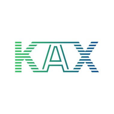 Modern KAX Logo Tasarımı. KAX Minimalist, Profesyonel ve İş Kimliği için Çok Yönlü Markalaştırma Simgesi