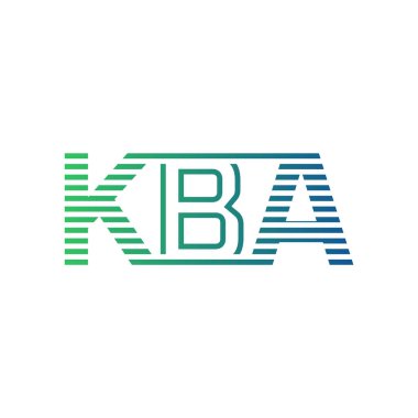 Modern KBA Logo Design. Letter KBA Minimalist, Professional, and Versatile Branding Icon for Business Identity clipart