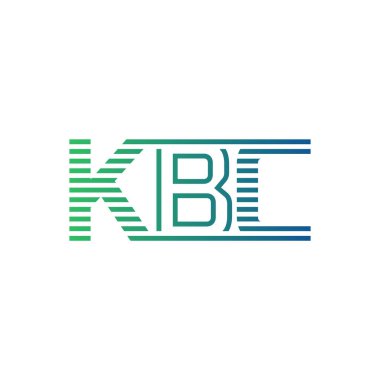 Modern KBC Logo Tasarımı. İş Kimliği için KBC Minimalist, Profesyonel ve Çok Yönlü Markalaştırma Simgesi